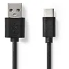 Image de Câble USB - NEDIS - CCGL60601BK10 - USB-A Mâle - USB-C Mâle - 1 m - 480 Mbps