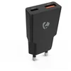 Image de Nedis Chargeur mural 20W USB + USB-C GaN PD3.0 - Noir