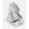 Image de Peluche - NOUKIES - Stegi - coton bio - 25 cm - vert - bébé