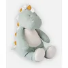 Image de Peluche dino Stegi en mousseline de coton Bio 40 cm - NOUKIES - Tiga Stegi & Ops - Mixte - Vert - Peluche