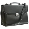 Image de Cartable - Professionnel - 2 Compartiments - Noir - Imitation Cuir - Cristo