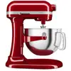 Image de Kitchenaid 5ksm60spxeer robot mixer 375 w gris, rouge, acier inoxydable