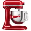 Image de Kitchenaid 5ksm70shxeca robot mixer 375 w gris, rouge, acier inoxydable