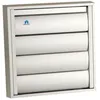 Image de Grille de hotte 210x210mm aluminium gris RAL9006 - RENSON - 10114