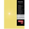 Image de DECADRY Papier de communication métallisé or A4 130 g/m²   50 feuilles