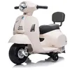 Image de Vespa GTS Scooter Électrique Enfants 6V - Blanc - 1 à 3 ans - Licence Officielle - Batterie Lithium - LED - 25kg