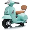 Image de Vespa GTS Scooter Électrique Enfants 6V - Bleu - 1 à 3 ans - Licence Officielle - Batterie Lithium - LED - 25kg