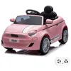 Image de Fiat 500e Voiture Électrique 12V Enfants - Rose - 1 à 5 ans - Licence Officielle - Télécommande - Batterie Lithium - 30kg