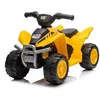 Image de CATERPILLAR Quad Électrique 6V - Jaune - 1 à 3 ans - Licence Officielle CAT - LED - 25kg