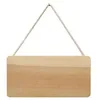 Image de Plaque de porte - ARTEMIO - Bois - Artisanal - 21x11 cm - Marron