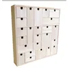 Image de Calendrier de lAvent en bois - ARTEMIO - Armoire 25 tiroirs - 24 cases à remplir - Bois - 40 x 40 cm - Beige - Marron