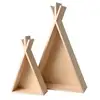 Image de 2 Étagères En Bois Tipi - 45 Et 26 Cm