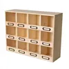 Image de Casier De Rangement En Bois 12 Emplacements