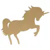 Image de Silhouette En Bois Mdf Licorne - 25,5 Cm