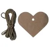 Image de Etiquettes Kraft Coeur