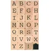 Image de Tampons Bois - Alphabet En Majuscules