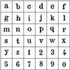 Image de ARTEMIO Set 36 Tampons en Bois Alphabet Minuscule