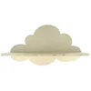 Image de Étagère murale nuage en bois à personnaliser - ARTEMIO - Forme nuage - Bois - À personnaliser - 39 x 22 x 11 cm