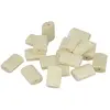 Image de 18 Perles En Bois Cylindres Plats 15 X 10 Mm