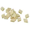 Image de 20 Perles En Bois Losanges 20 Mm