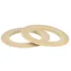Image de 2 Bracelets En Bois Plats 6,8 Cm