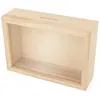 Image de Tirelire - ARTEMIO - Voyage en bois à décorer - 17x12x5 cm - Rectangulaire - Marron