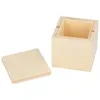 Image de Boîtes en bois - Artémio - 5 x 5 cm - Lot de 6 - Décorables - Mixte