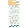 Image de 30 Stickers Calendrier De L'avent - Coeurs