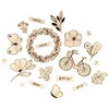 Image de Set De 20 Mini Silhouettes En Bois - On My Way