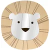 Image de Miroir Tête De Lion En Bois