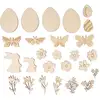 Image de 26 Minis Silhouettes De Pâques En Bois