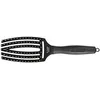Image de Brosse Démêlante - OLIVIA GARDEN - Finger - Noir - Antistatique - Ergonomique