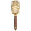 Image de Brosse Démêlante Expert Care Flex Nylon Bristles Gold&Brown Olivia Garden