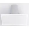 Image de Novy - hotte décorative inclinée 120cm 808m3-h verre blanc - 7841