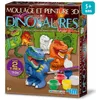 Image de Kit De Moulage Et Peinture 3d - Dinosaures