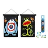 Image de Scratch Cible De Fléchettes Magnétique - Monstres 55x36cm Jouet Double Face