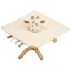 Image de Doudou girafe teddy crème