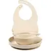 Image de Coffret repas 4 pieces silicone beige