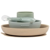Image de Coffret Repas 4 Pièces Silicone Sable Vert