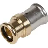 Image de Raccord passerelle droit cuivre multicouche à sertir Henco - Diamètre multicouche 16 mm - Diamètre cuivre 16 mm