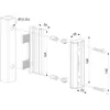 Image de Gâche inox pour serrure portail battant butée aluminium - LOCINOX - P00012534