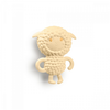 Image de Hochet Lilliputiens Yvon Le Mouton 9x4x7 Cm Beige Caoutchouc
