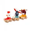 Image de Lilliputiens Porte-voiture En Bois - Ferme