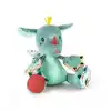 Image de Peluche D'activités Joe Dragon Polyester Blanc Multicolore 24 X 18 X 18 Cm Lilliputiens