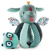 Image de Hochet Lilliputiens Joe Le Dragon 18.5 X 9 X 14 Cm Bleu Plastique