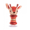 Image de Hochet Lilliputiens Je Decouvre Stella 8 X 14 X 15 Cm Rouge Polyester Plastique
