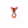 Image de Anneau De Dentition Lilliputiens 10 X 2 X 9 Cm Orange