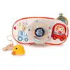 Image de Panneau D'activités Voiture Ferme Tissu Blanc/crème 31x9x15 Cm Lilliputiens
