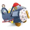 Image de Jules Le Chien - Jouet D'activités - Avion Bleu - 26 Cm