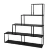 Image de Bibliothèque En Escalier "madison" - Noir - L 160 X L 30 X H 157 Cm